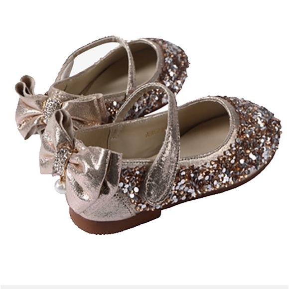 💞 New in Box - Girls Mary Jane Sparkle Ballet Flat - Picture 1 of 4